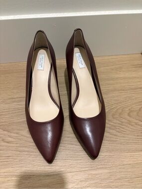 Cole Haan Women's Burgundy Pointed-Toe Pumps New Size 7 Cordovan color